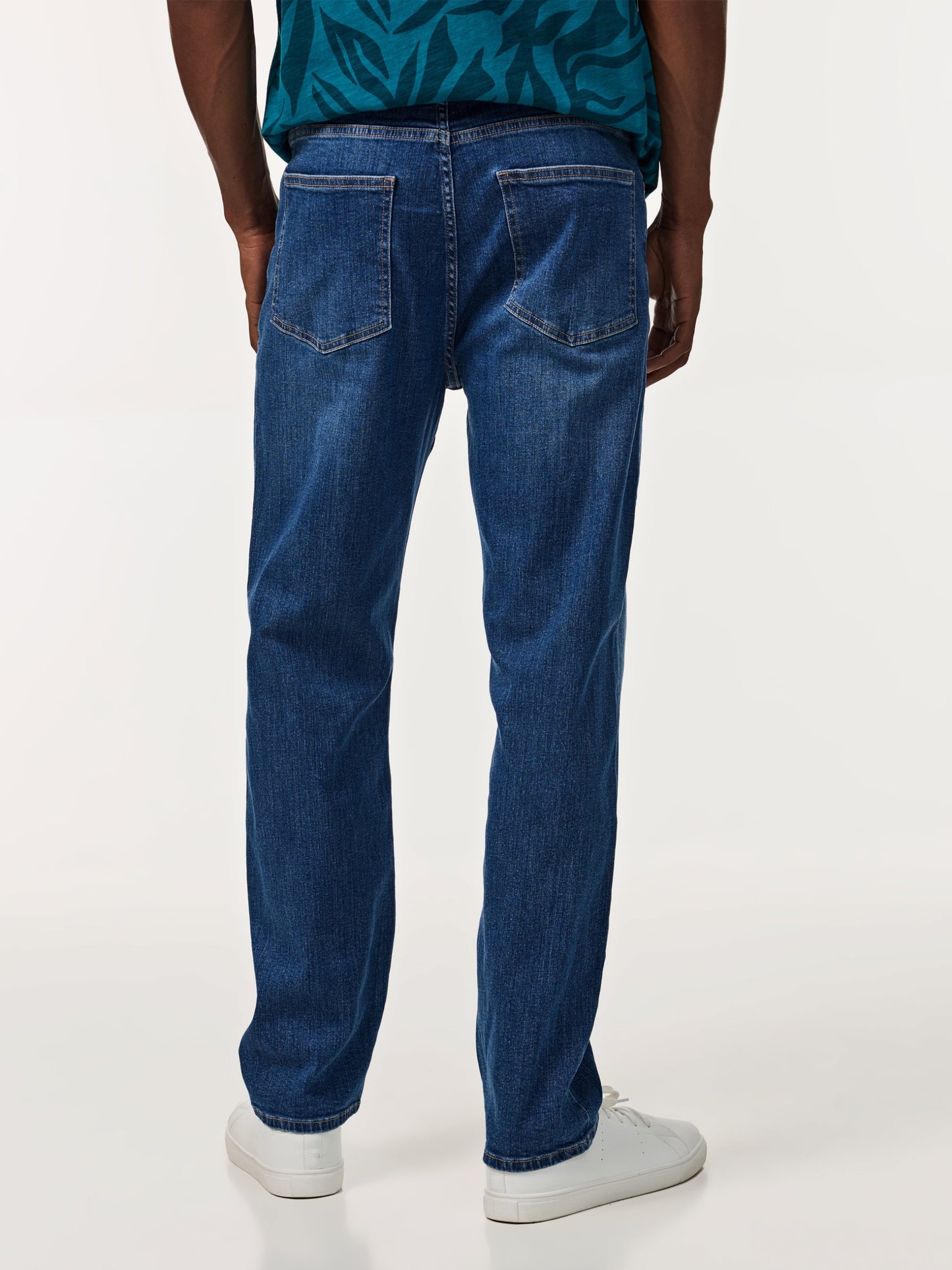 CODE Medium Blue Regular Fit Denim Jeans