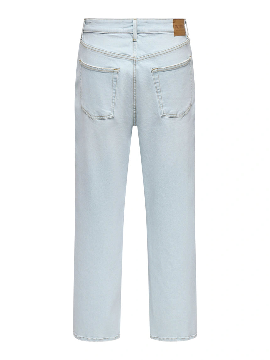 ONLY-SONS Faded Blue Baggy Denim Jeans