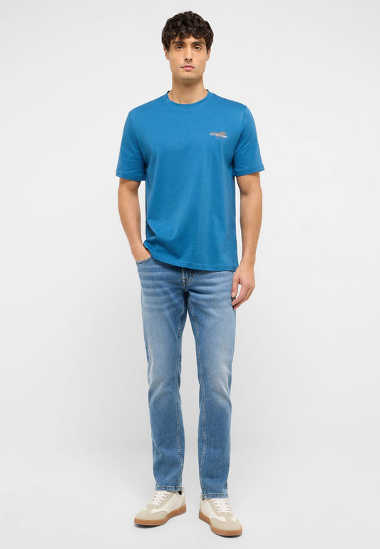 MUSTANG Mid Blue Slim Fit Denim Jeans