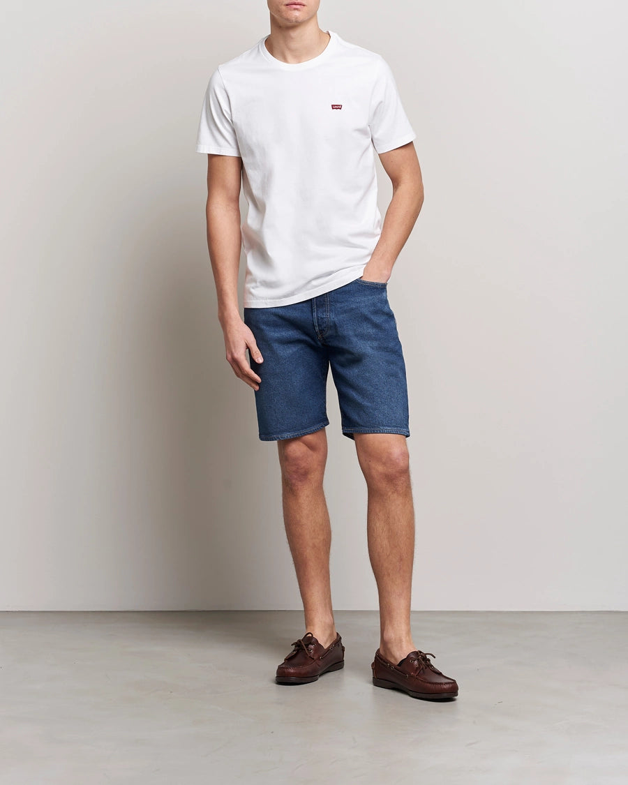 Levi’s Men Original Housemark Crew Neck T-Shirt | White