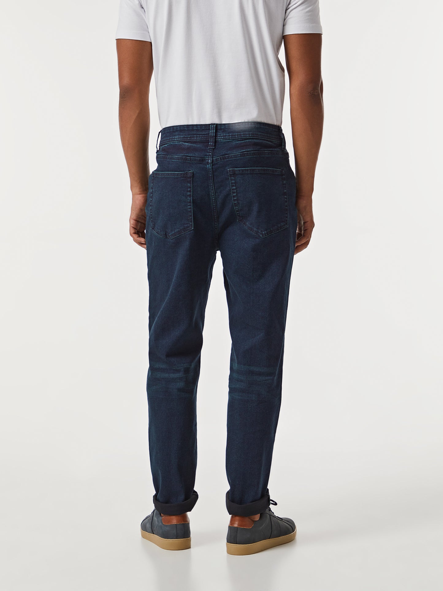 CODE Dark Blue Indigo Regular Fit Denim Jeans