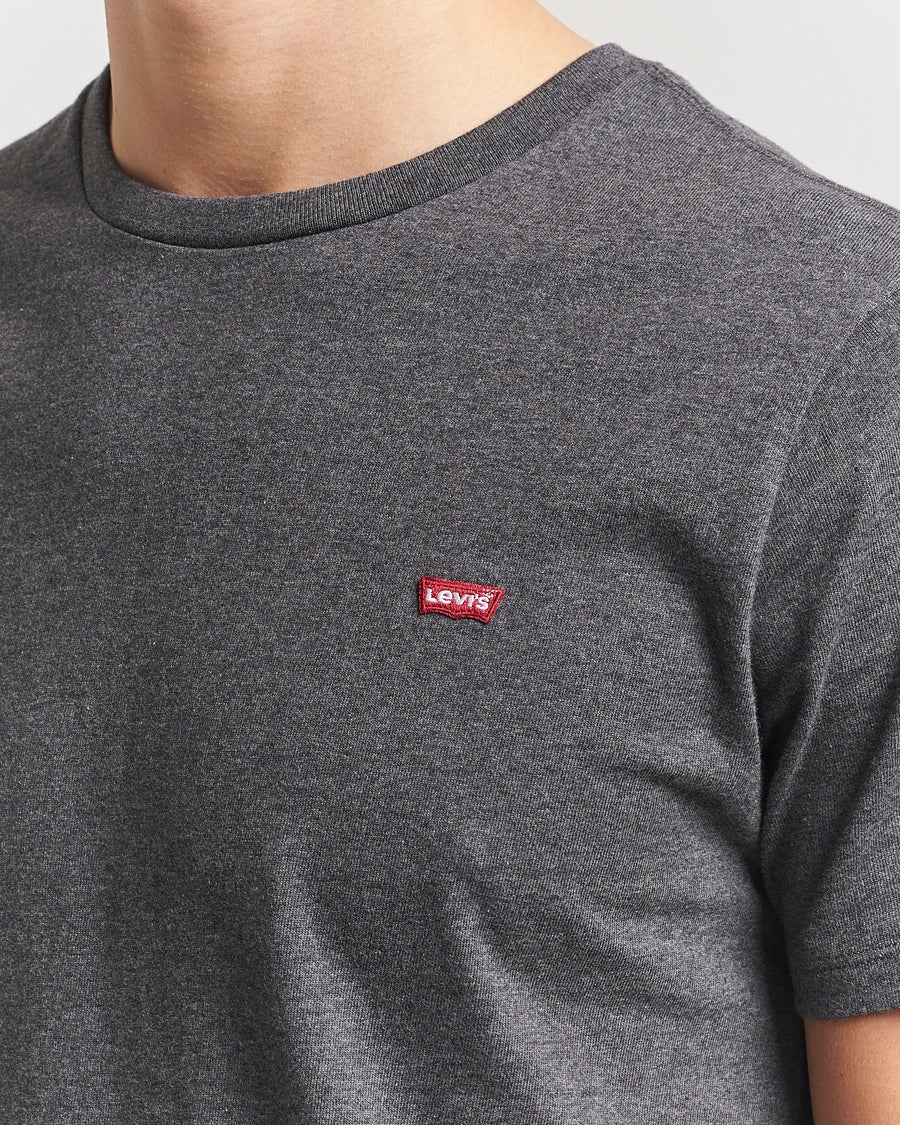 Levi’s Men Original Housemark Crew Neck T-Shirt | Dark Gray