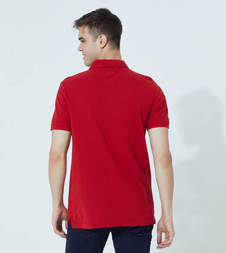 Levi's Original Housemark Polo Shirt | Red
