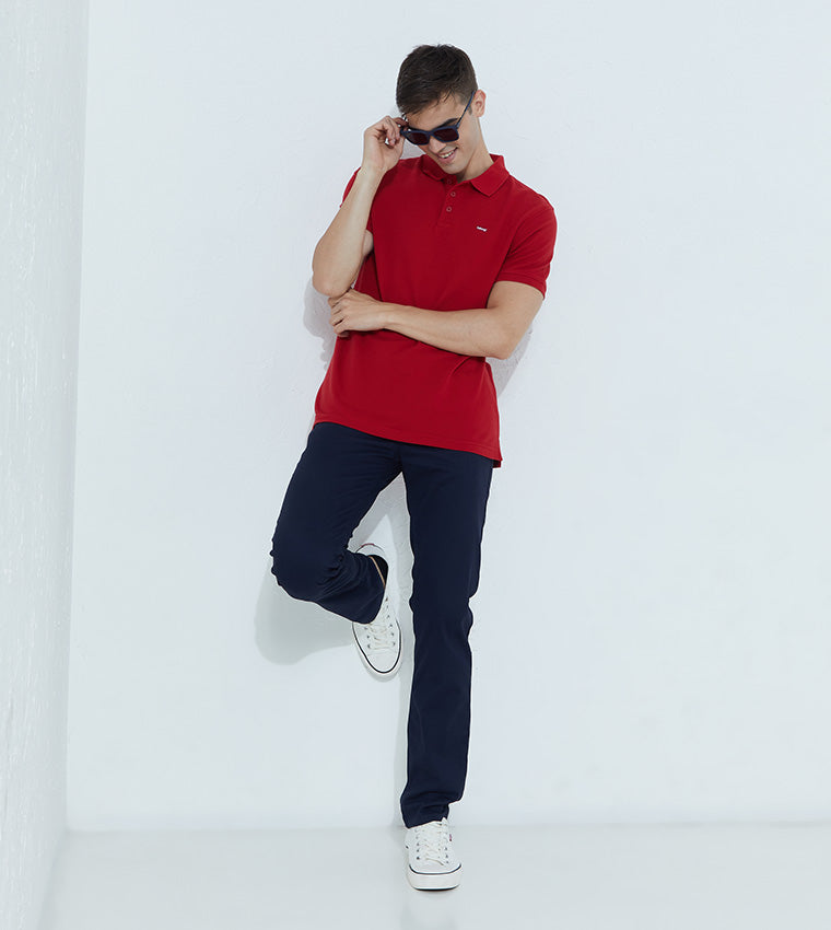 Levi's Original Housemark Polo Shirt | Red