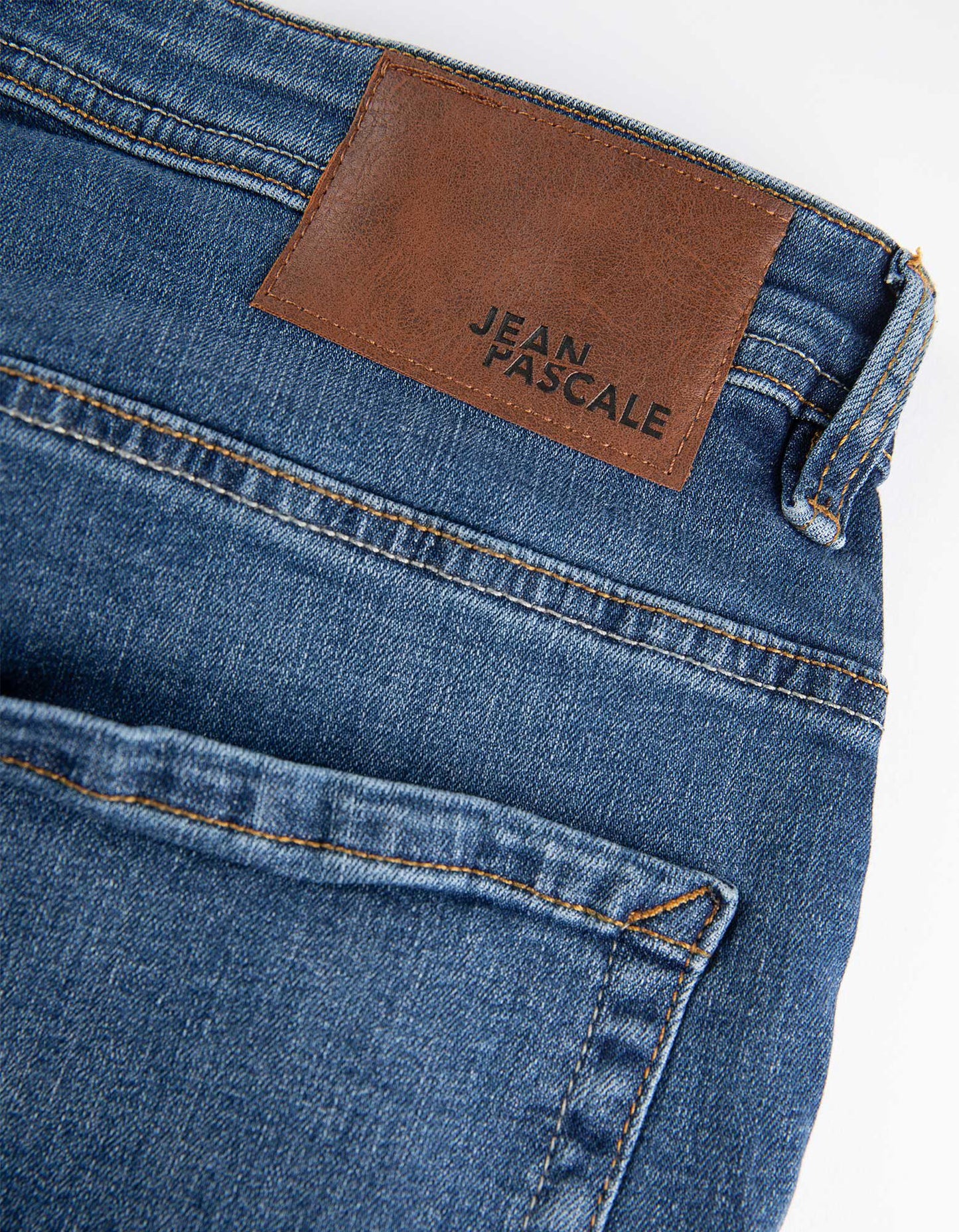 TAKKO Medium Blue Straight Fit Denim Jeans
