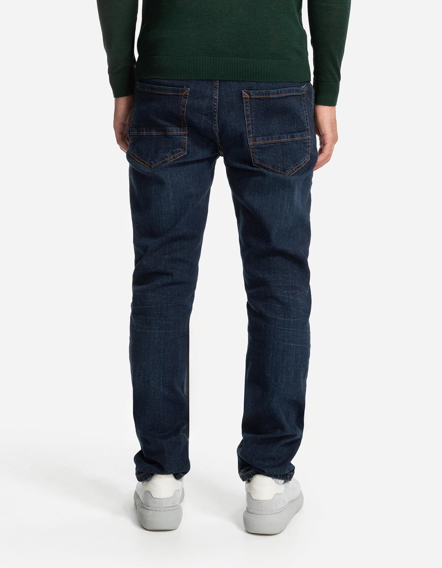 TAKKO Dark Blue Comfort Fit Denim Jeans