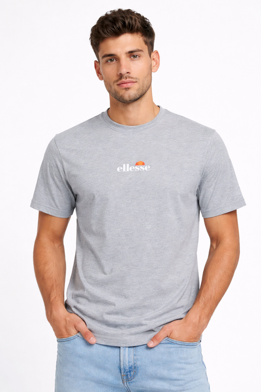 ELLESSE Men's Crew Neck T-Shirt | Gray