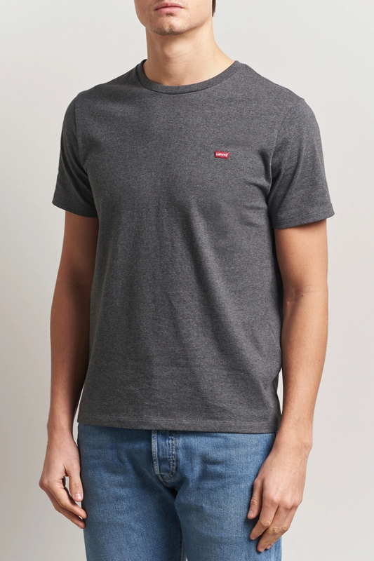 Levi’s Men Original Housemark Crew Neck T-Shirt | Dark Gray