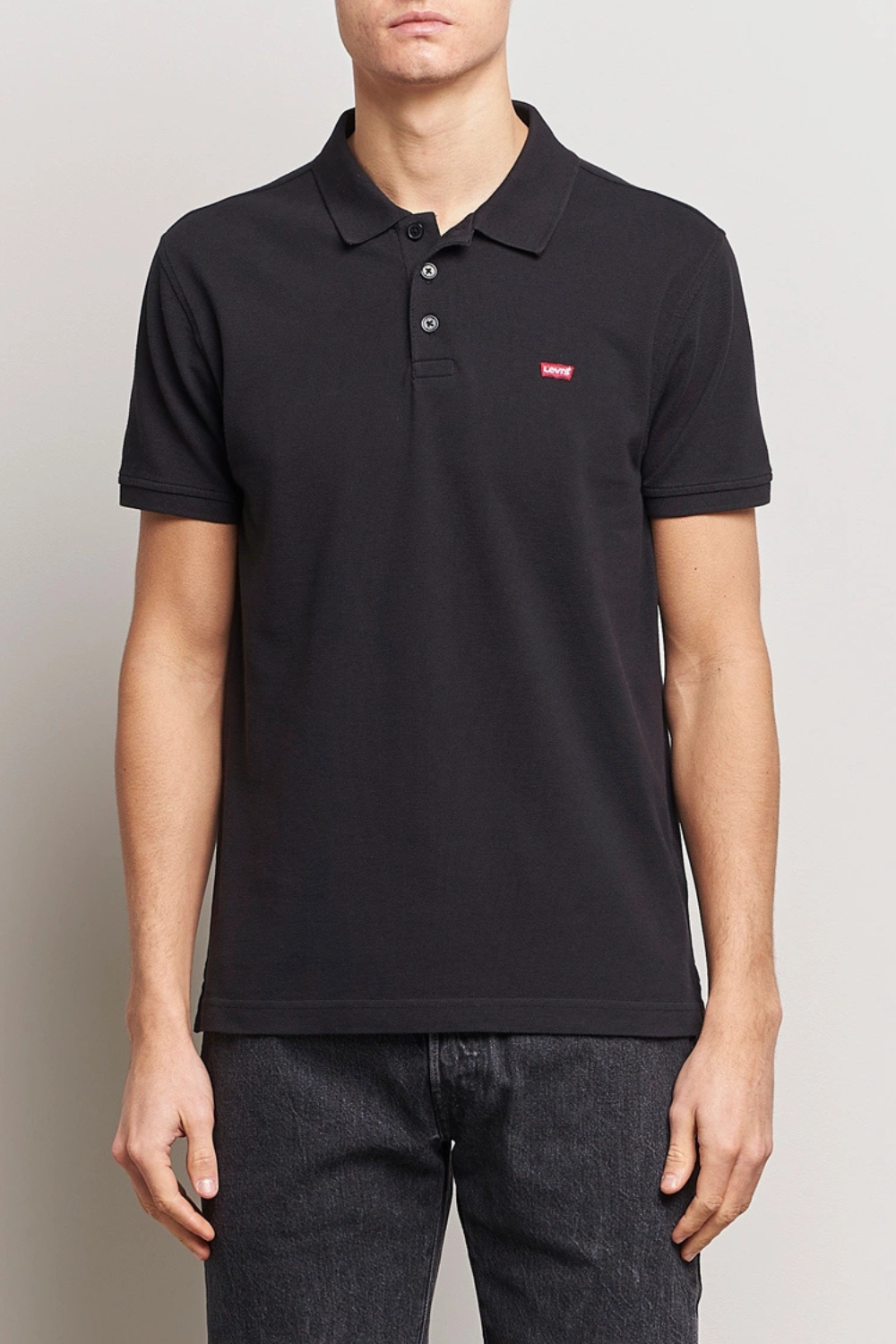 Levi's Original Housemark Polo Shirt | Black