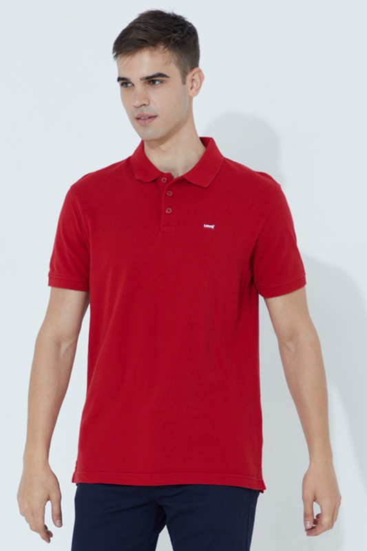 Levi's Original Housemark Polo Shirt | Red