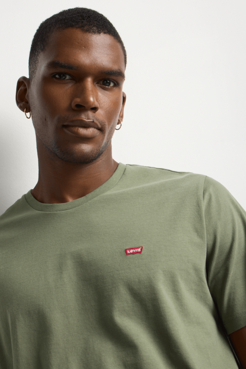 Levi’s Men Original Housemark Crew Neck T-Shirt | Green