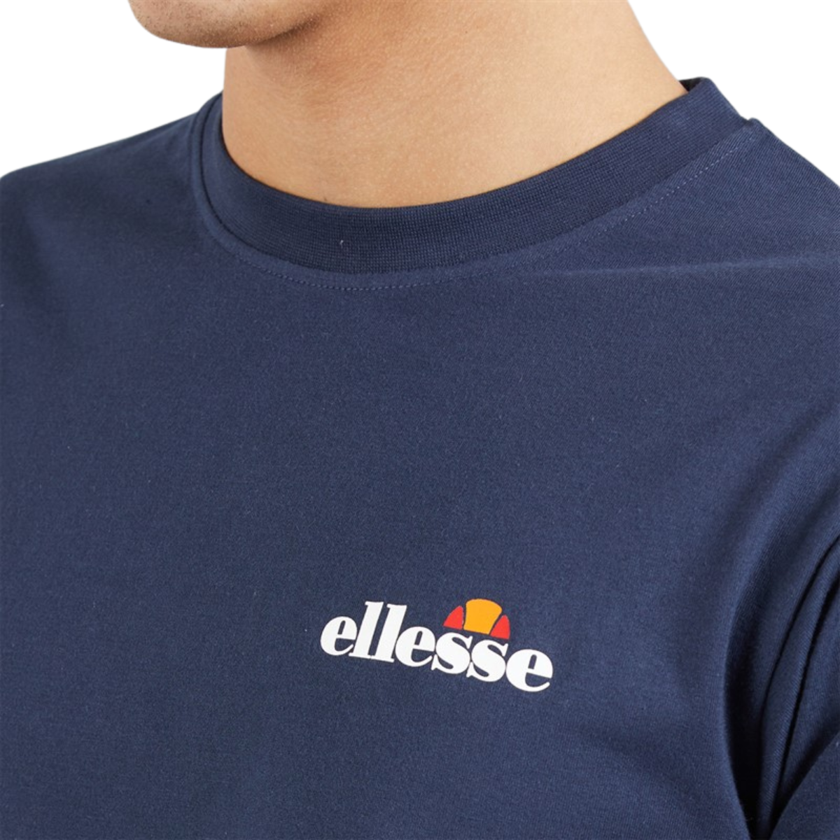ELLESSE Men's Crew Neck T-Shirt | Navy Blue