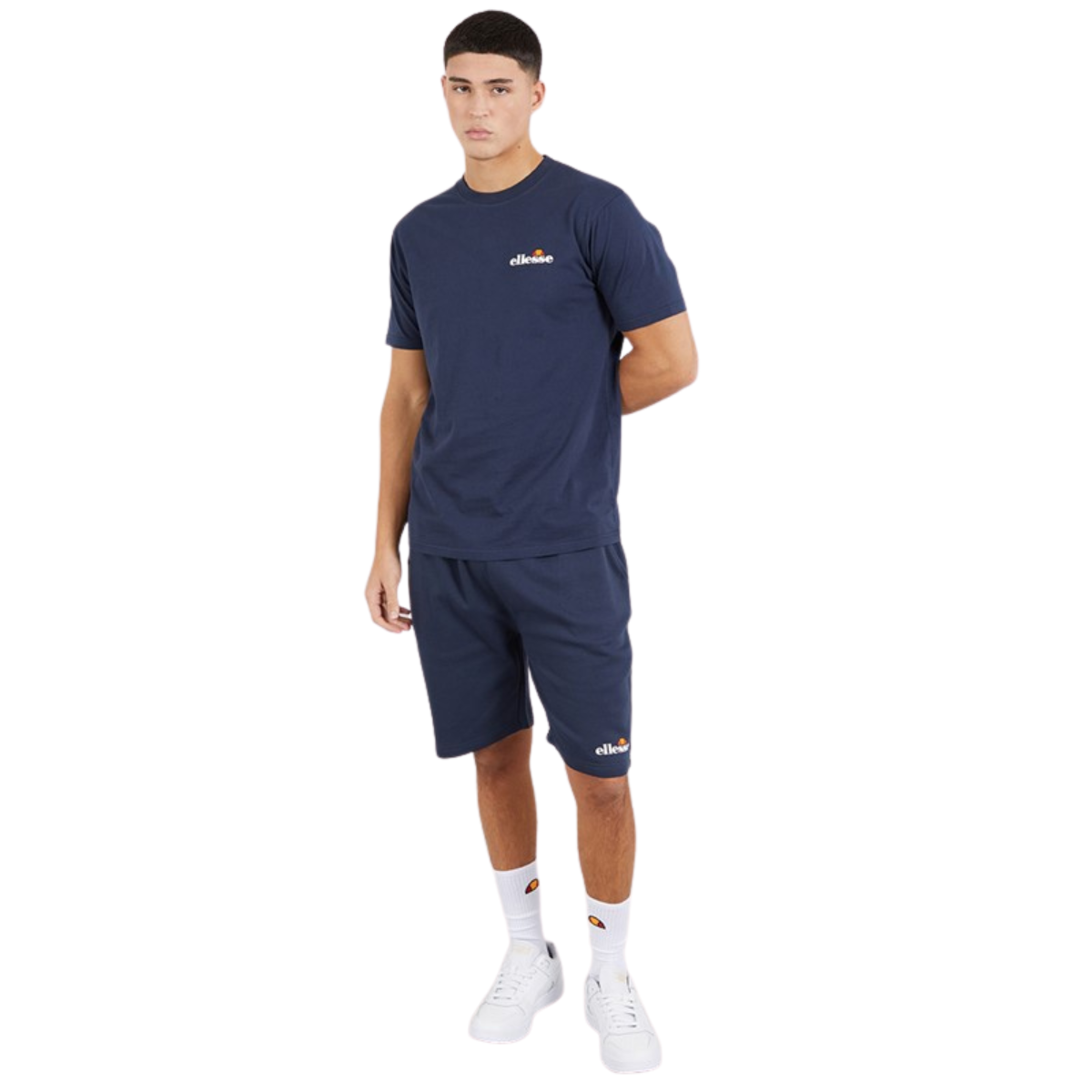 ELLESSE Men's Crew Neck T-Shirt | Navy Blue